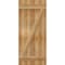 Ekena Millwork Joined Board-n-Batten Shutters w/Z-Bar, Rough Sawn Western Red Cedar, 21 1/2W x 50H, PR RBJ06Z21X050RWR - alternate 3